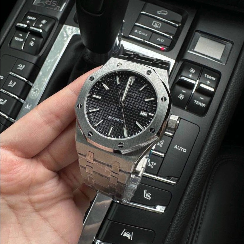 Seiko Mod: Royal Oak Black